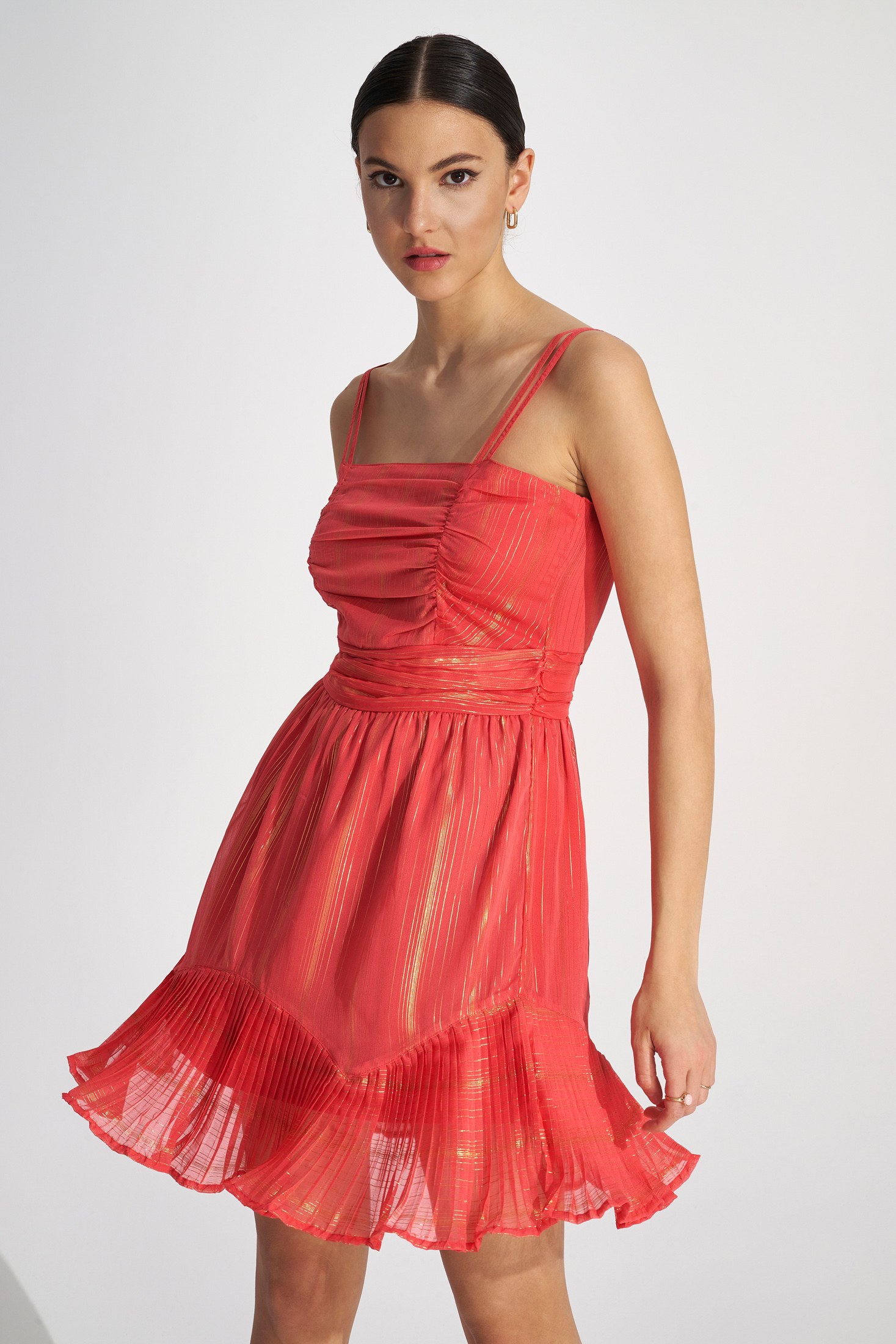 Φόρεμα lurex με τιράντα - 5207251842198