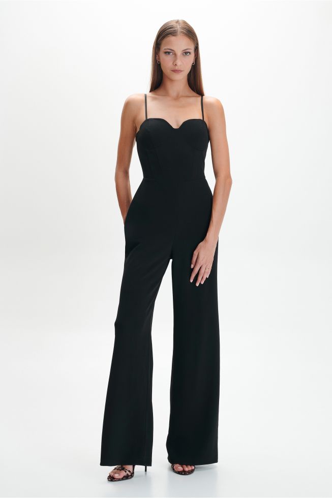 Bustier jumpsuit Black ALE