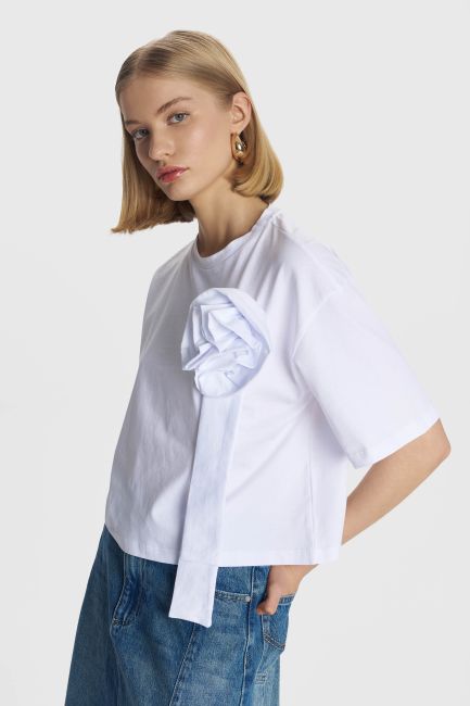 Boutonniere blouse - White