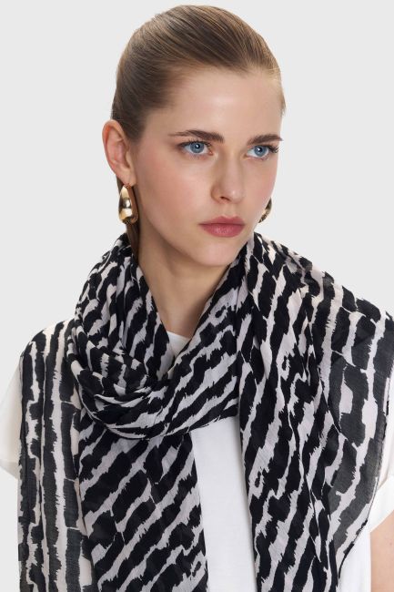 Patterned scarf - Multicolor